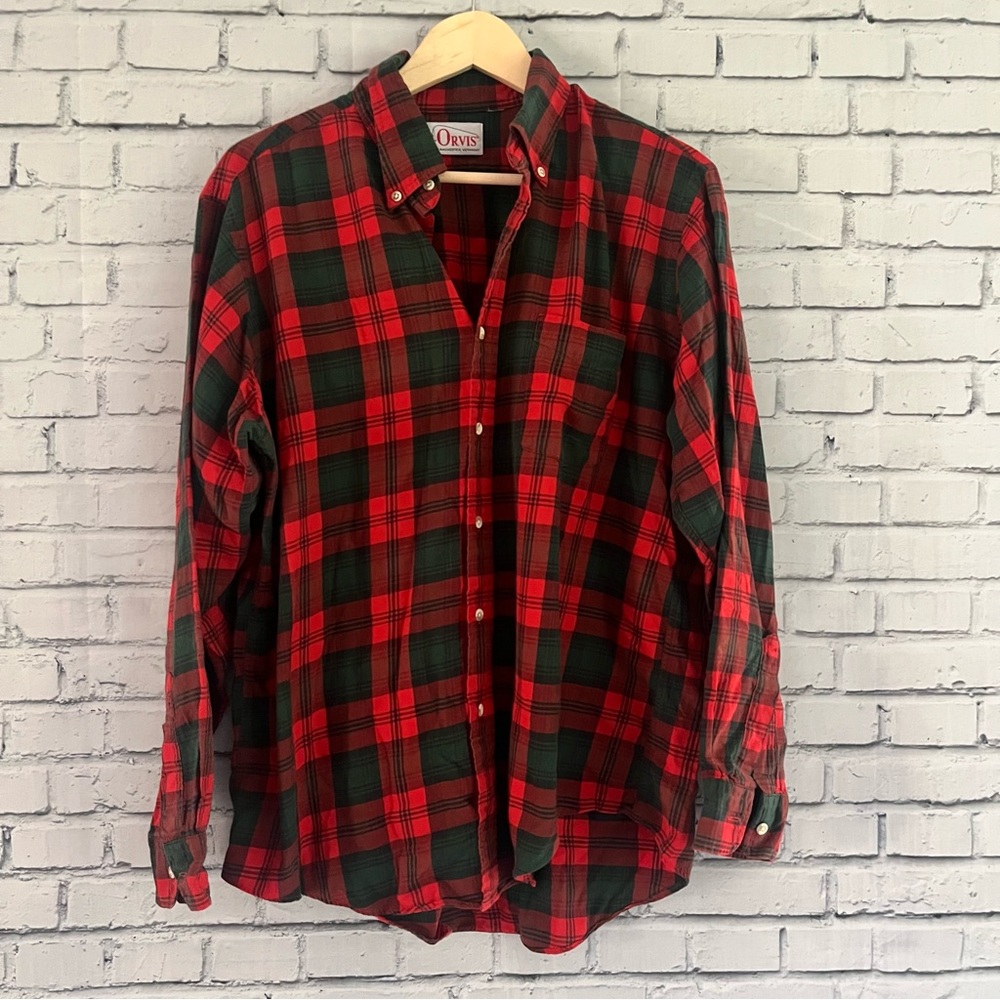 Orvis Vermont Plaid Button Down Shirt